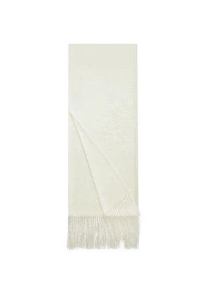 Shanghai Tang Tang fringed scarf - Neutrals