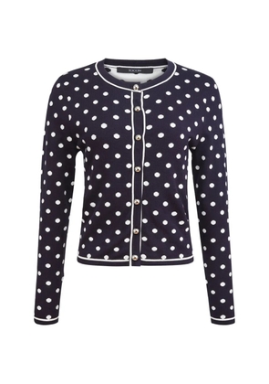 Toccin Xandra polka-dot cardigan - Blue