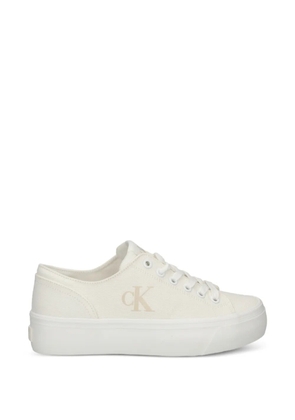 Calvin Klein logo sneakers - White
