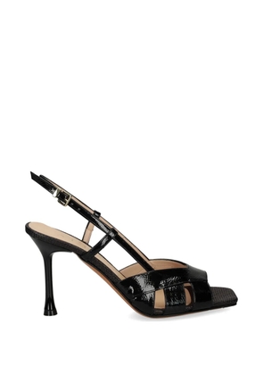 Albano patent-leather sandals - Black
