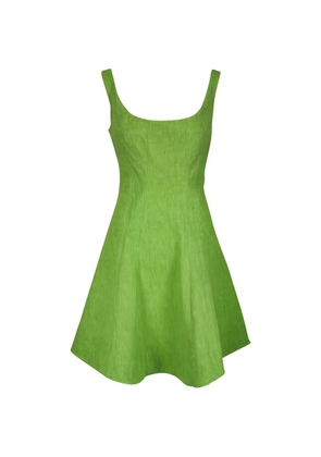 Lela Rose square-neck mini dress - Green