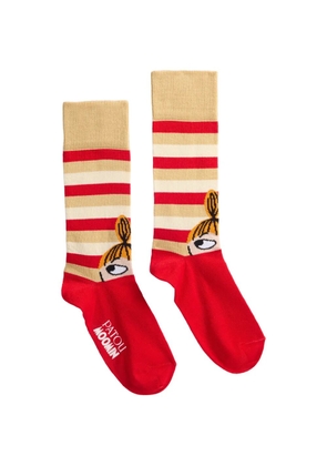 Patou x Moomin Little My socks - Red