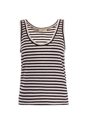 Sessùn striped scoop-neck top - Neutrals