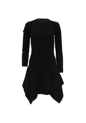 Michael Kors Vintage knitted asymmetric mini dress - Black
