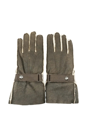 Polo Ralph Lauren Utility Icons shearling-trim gloves - Brown
