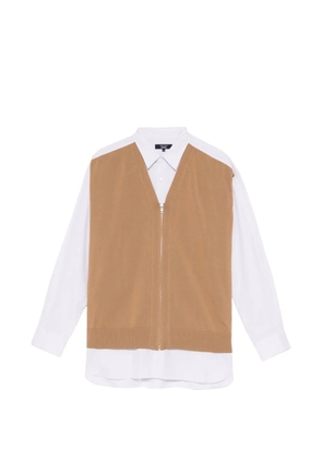 Comme des Garçons Homme layered shirt - Pink