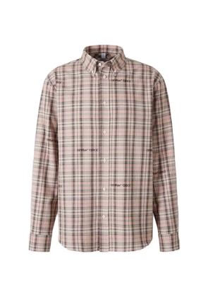 Off-White check button shirt - Pink