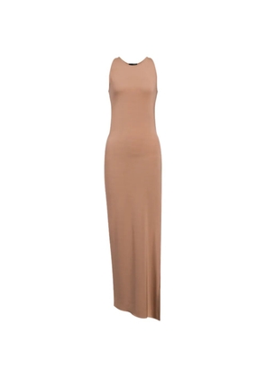 DONDUP side-slit dress - Neutrals