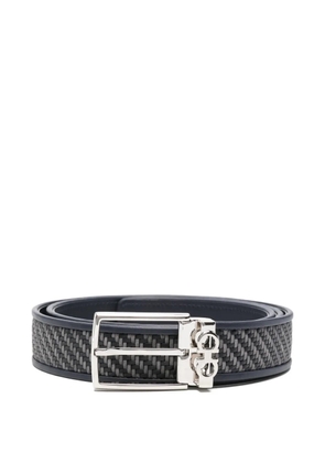 Ferragamo woven belt - Blue