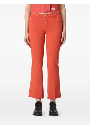 Fay fringed flared trousers - Orange