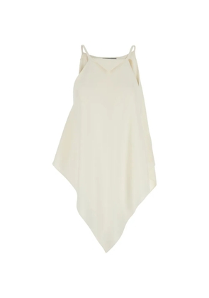 Balenciaga square-neck top - Neutrals