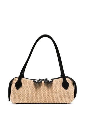 MINOBOSSI small Anna woven shoulder bag - Neutrals