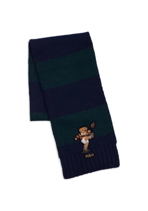 Polo Ralph Lauren Rugby Polo Bear colourblock scarf - Blue