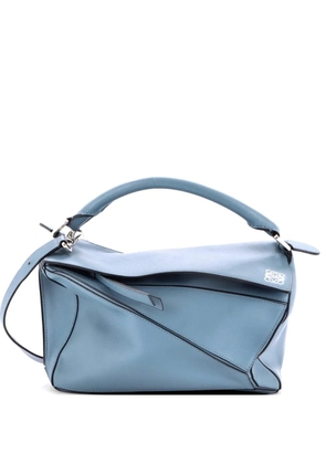 Loewe Pre-Owned Puzzle Bag Leather Medium shoulder bag - Blue