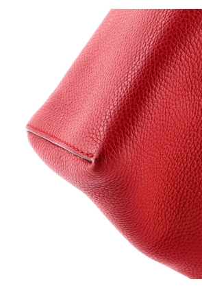 Burberry Pre-Owned Note Leather with Vintage Check Canvas Medium crossbody bag - Red