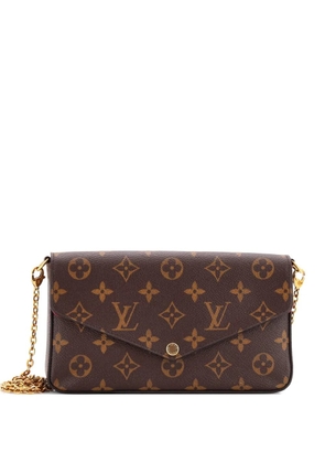 Louis Vuitton Pre-Owned Felicie Pochette Monogram Canvas crossbody bag - Brown