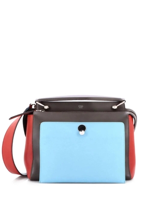 Fendi Pre-Owned DotCom Convertible Leather Medium satchel - Grey