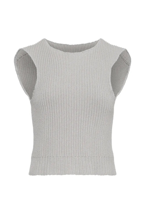 MM6 Maison Margiela ribbed vest - Grey