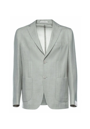 Eleventy patch-pocket blazer - Green