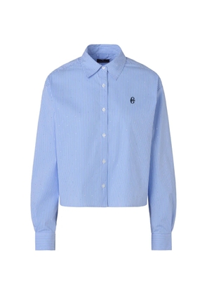 CONTE OF FLORENCE striped shirt - Blue