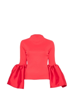 Marques'Almeida flared-cuff mock-neck top
