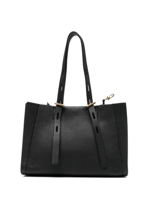 MINOBOSSI Paulina leather tote bag - Black