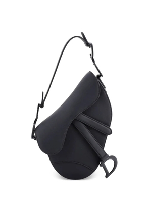 Christian Dior Pre-Owned Ultra Matte Saddle Handbag Leather Mini shoulder bag - Black
