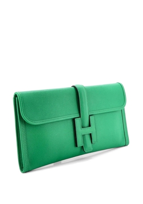 Hermès Pre-Owned Jige Elan Epsom 29 clutch bag - Green
