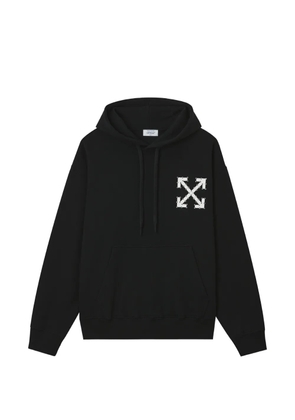 Off-White Arrow-motif cotton hoodie - Black