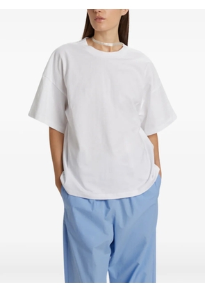 Phisique Du Role back ribbon T-shirt - White