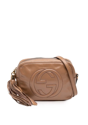 Gucci Pre-Owned 2016-2026 Patent Soho Disco crossbody bag - Brown