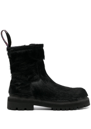 CamperLab Eki calf-hair ankle boots - Black