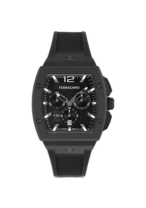 Ferragamo F-80 Tonneau Chronograph 418mm watch - Black