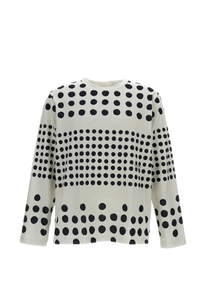 Pas Normal Studios polka-dot T-shirt - White