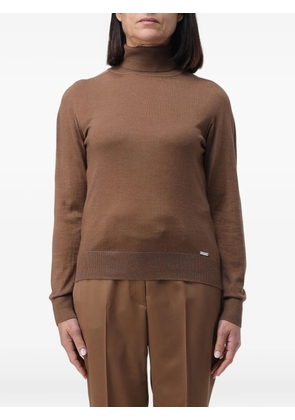 Kiton high-neck sweater - Brown