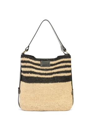 ISABEL MARANT Bayia raffia shoulder bag - Neutrals