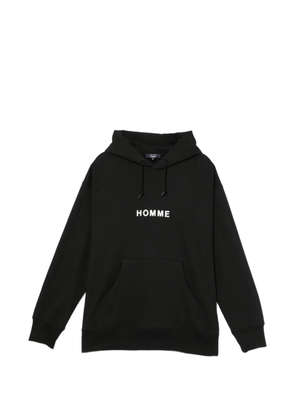 Comme des Garçons Homme logo-print hoodie - Black