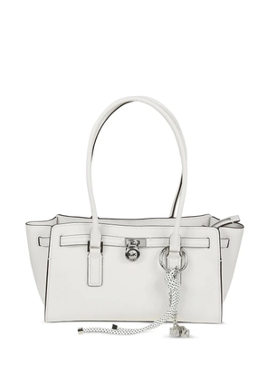 Michael Kors Hamilton leather shoulder bag - White