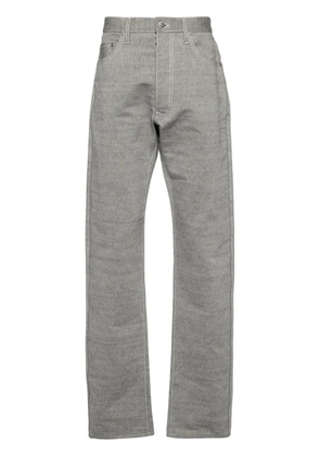 Maison Margiela four-stitch logo tapered jeans - White