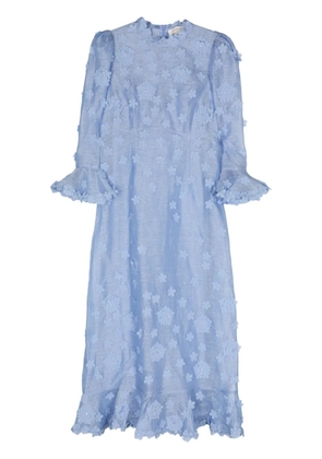 ZIMMERMANN Matchmaker Lift Off midi dress - Blue