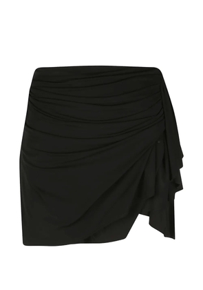 IRO draped mini skirt - Black