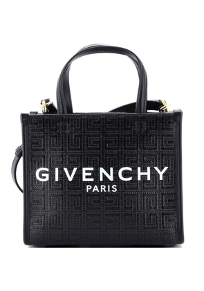 Givenchy Pre-Owned G- 4G Embossed Coated Canvas Mini tote bag - Black