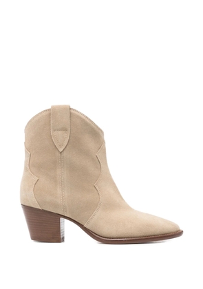 Anna F. leather boots - Neutrals