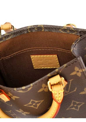 Louis Vuitton Pre-Owned Petit Sac Plat Bag Monogram Canvas crossbody bag - Brown