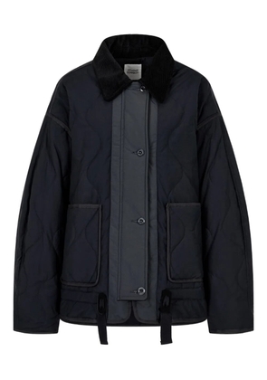 TOMBOY quilted corduroy-collar jacket - Blue