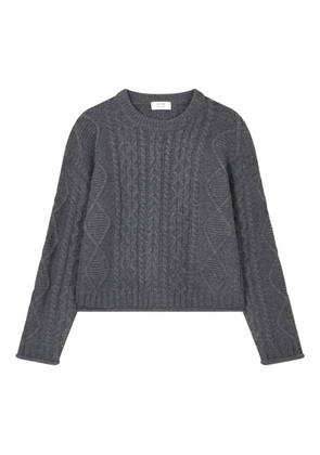 TOMBOY cable-knit sweater - Grey