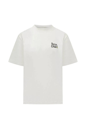 BARROW crew-neck graphic T-shirt - Neutrals