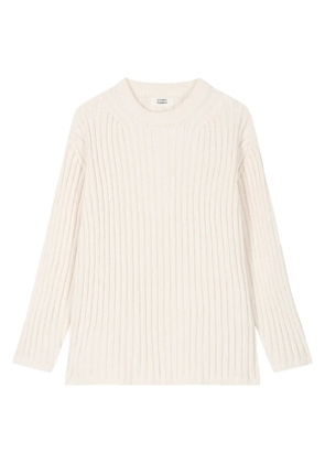 TOMBOY ribbed round-neck sweater - Neutrals