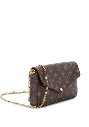 Louis Vuitton Pre-Owned Felicie Pochette Monogram Canvas crossbody bag - Brown