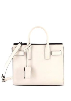 Saint Laurent Pre-Owned Sac de Jour NM Bag Leather Baby tote bag - White